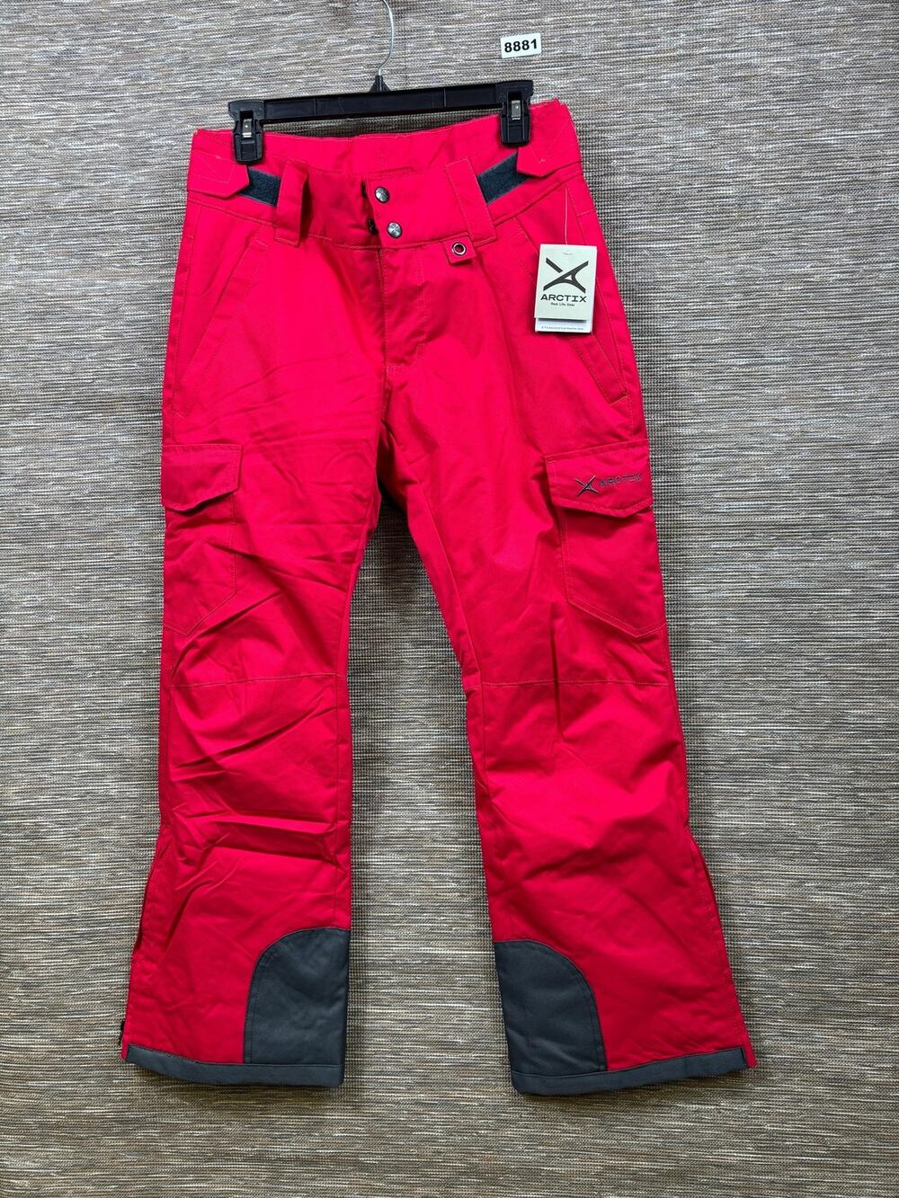 Arctix Snow Pants Womens Small Pink Insulated Cargo Ski ThermaTech 183131-13-S